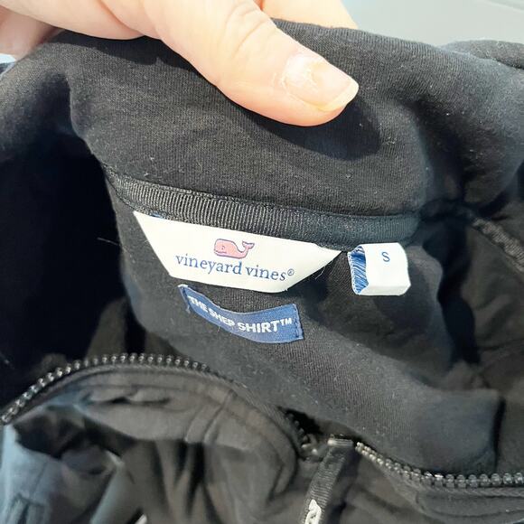 Vineyard Vines Dreamcloth Shep Long Sleeve Sweatshirt Jet Black Small - Picture 3 of 8